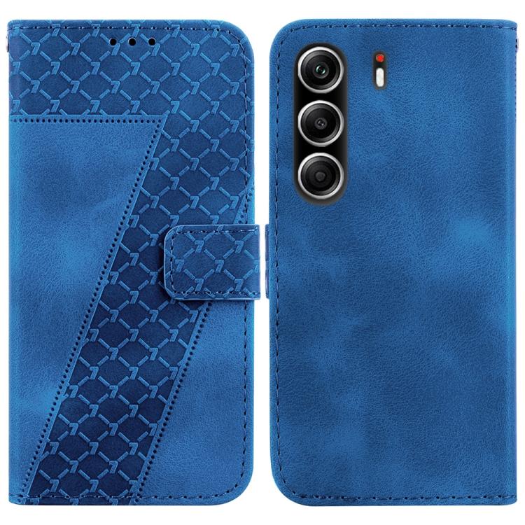 Seven-shaped Embossed Leather Phone Case, For Tecno Pop 10 / Spark Go 2 4G, For Tecno Camon 40 Pro 4G, For Tecno Camon 40, For Tecno Pop 9 5G / Spark 30C 5G, For Tecno Camon 30S / Camon 30S Pro, For Tecno Spark 30 Pro, For Tecno Spark 30 4G            ...
