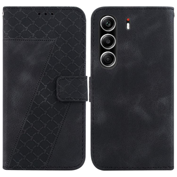 Seven-shaped Embossed Leather Phone Case, For Tecno Pop 10 / Spark Go 2 4G, For Tecno Camon 40 Pro 4G, For Tecno Camon 40, For Tecno Pop 9 5G / Spark 30C 5G, For Tecno Camon 30S / Camon 30S Pro, For Tecno Spark 30 Pro, For Tecno Spark 30 4G            ...