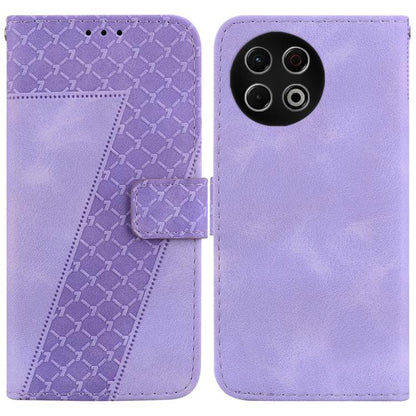 Seven-shaped Embossed Leather Phone Case, For Tecno Pop 10 / Spark Go 2 4G, For Tecno Camon 40 Pro 4G, For Tecno Camon 40, For Tecno Pop 9 5G / Spark 30C 5G, For Tecno Camon 30S / Camon 30S Pro, For Tecno Spark 30 Pro, For Tecno Spark 30 4G            ...