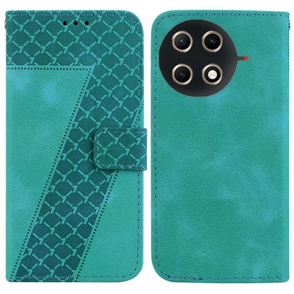 Seven-shaped Embossed Leather Phone Case, For Tecno Pop 10 / Spark Go 2 4G, For Tecno Camon 40 Pro 4G, For Tecno Camon 40, For Tecno Pop 9 5G / Spark 30C 5G, For Tecno Camon 30S / Camon 30S Pro, For Tecno Spark 30 Pro, For Tecno Spark 30 4G            ...