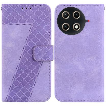 Seven-shaped Embossed Leather Phone Case, For Tecno Pop 10 / Spark Go 2 4G, For Tecno Camon 40 Pro 4G, For Tecno Camon 40, For Tecno Pop 9 5G / Spark 30C 5G, For Tecno Camon 30S / Camon 30S Pro, For Tecno Spark 30 Pro, For Tecno Spark 30 4G            ...