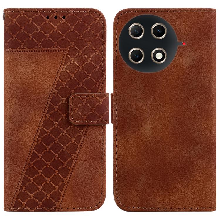 Seven-shaped Embossed Leather Phone Case, For Tecno Pop 10 / Spark Go 2 4G, For Tecno Camon 40 Pro 4G, For Tecno Camon 40, For Tecno Pop 9 5G / Spark 30C 5G, For Tecno Camon 30S / Camon 30S Pro, For Tecno Spark 30 Pro, For Tecno Spark 30 4G            ...