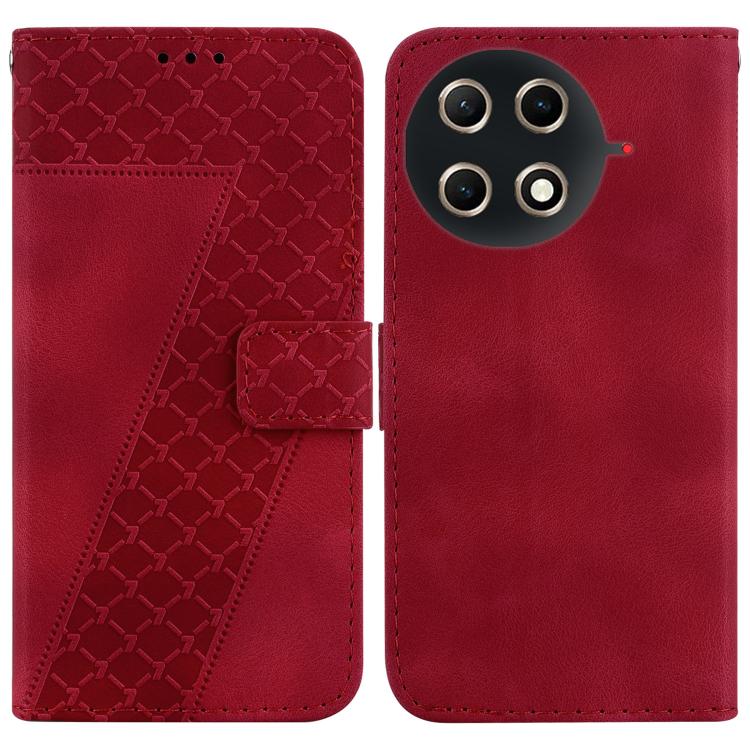 Seven-shaped Embossed Leather Phone Case, For Tecno Pop 10 / Spark Go 2 4G, For Tecno Camon 40 Pro 4G, For Tecno Camon 40, For Tecno Pop 9 5G / Spark 30C 5G, For Tecno Camon 30S / Camon 30S Pro, For Tecno Spark 30 Pro, For Tecno Spark 30 4G            ...
