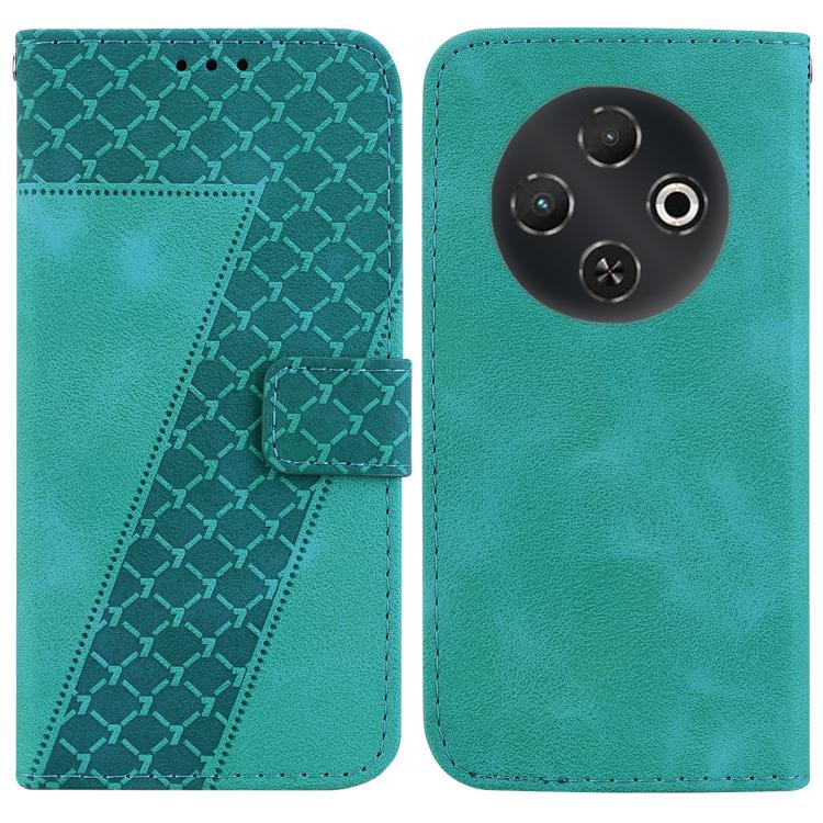 Seven-shaped Embossed Leather Phone Case, For Tecno Pop 10 / Spark Go 2 4G, For Tecno Camon 40 Pro 4G, For Tecno Camon 40, For Tecno Pop 9 5G / Spark 30C 5G, For Tecno Camon 30S / Camon 30S Pro, For Tecno Spark 30 Pro, For Tecno Spark 30 4G            ...