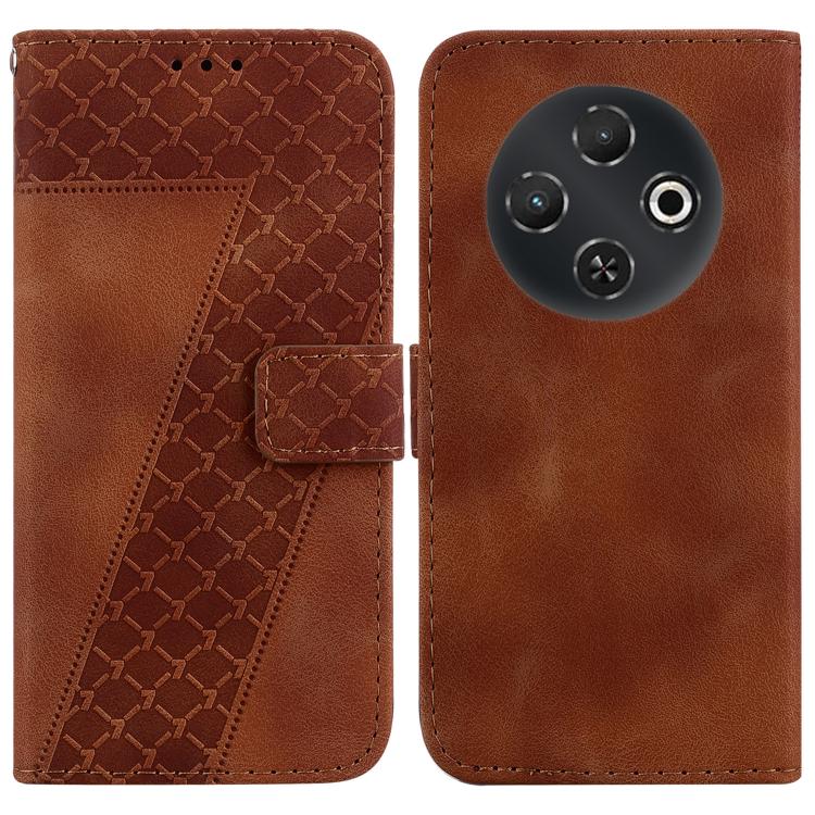 Seven-shaped Embossed Leather Phone Case, For Tecno Pop 10 / Spark Go 2 4G, For Tecno Camon 40 Pro 4G, For Tecno Camon 40, For Tecno Pop 9 5G / Spark 30C 5G, For Tecno Camon 30S / Camon 30S Pro, For Tecno Spark 30 Pro, For Tecno Spark 30 4G            ...