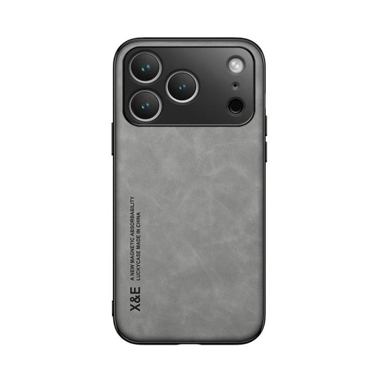 Skin Feel Magnetic Leather Back Phone Case, For iPhone 18 Pro / 17 Pro, For iPhone 18 Pro Max / 17 Pro Max, For iPhone 17e / 16e, For iPhone 17, For iPhone Air, For iPhone 16 Pro Max, For iPhone 16 Pro, For iPhone 15 Pro Max, iPhone 15 Pro             ...