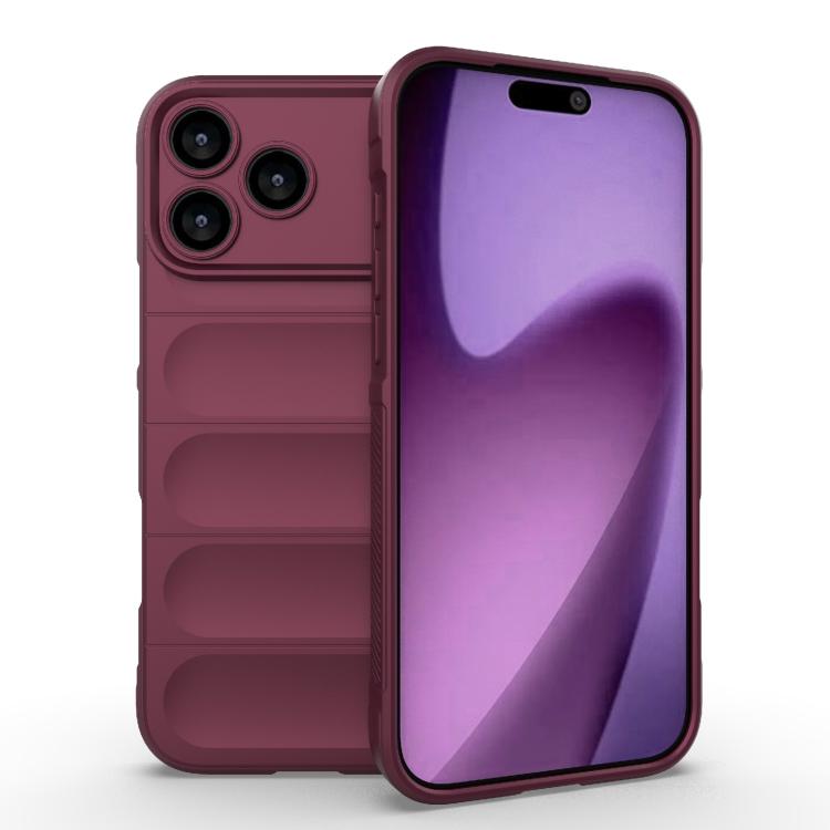 Magic Shield TPU + Flannel Phone Case, For iPhone 17 Pro Max, For iPhone 17 Pro, For iPhone 17, For iPhone 17 Air, For iPhone 16e, For iPhone 16 Pro Max, For iPhone 16 Pro, For iPhone 16 Plus, For iPhone 16