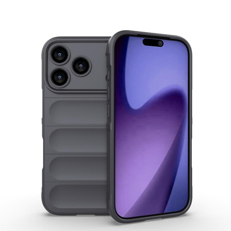 Magic Shield TPU + Flannel Phone Case, For iPhone 17 Pro Max, For iPhone 17 Pro, For iPhone 17, For iPhone 17 Air, For iPhone 16e, For iPhone 16 Pro Max, For iPhone 16 Pro, For iPhone 16 Plus, For iPhone 16