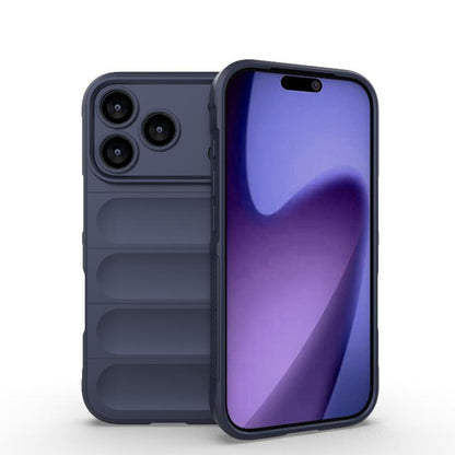 Magic Shield TPU + Flannel Phone Case, For iPhone 17 Pro Max, For iPhone 17 Pro, For iPhone 17, For iPhone 17 Air, For iPhone 16e, For iPhone 16 Pro Max, For iPhone 16 Pro, For iPhone 16 Plus, For iPhone 16