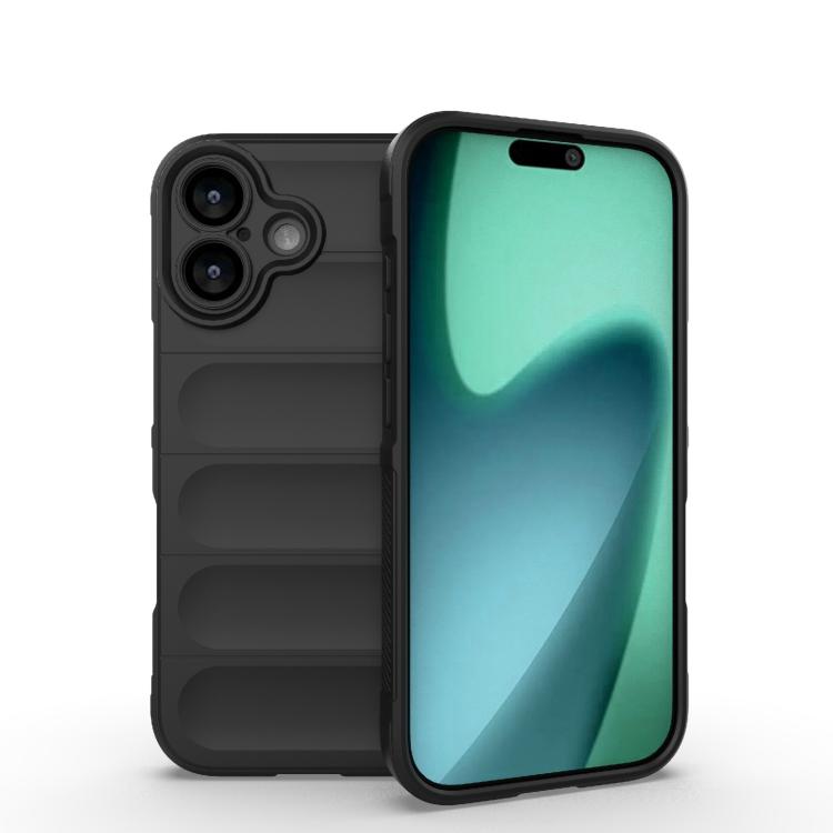 Magic Shield TPU + Flannel Phone Case, For iPhone 17 Pro Max, For iPhone 17 Pro, For iPhone 17, For iPhone 17 Air, For iPhone 16e, For iPhone 16 Pro Max, For iPhone 16 Pro, For iPhone 16 Plus, For iPhone 16