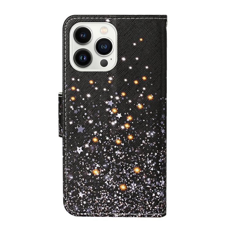 3D Colored Drawing Flip Leather Phone Case, For iPhone 15 Pro, For iPhone 15 Plus, For iPhone 15
