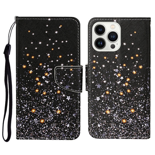 3D Colored Drawing Flip Leather Phone Case, For iPhone 16 Pro Max, For iPhone 16 Pro, For iPhone 16 Plus, For iPhone 16, For iPhone 15 Pro Max