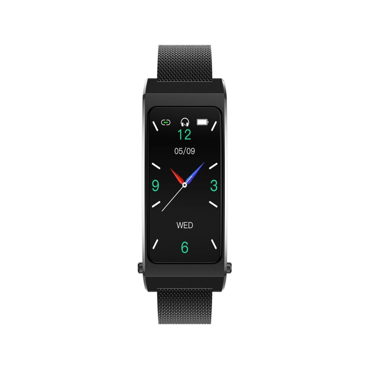 K13S 1.14 inch TFT Screen Milanese Metal Strap Smart Call Bracelet Supports Sleep Management / Blood Oxygen Monitoring, Milanese Metal Strap
