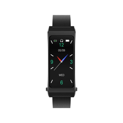 K13S 1.14 inch TFT Screen Milanese Metal Strap Smart Call Bracelet Supports Sleep Management / Blood Oxygen Monitoring, Milanese Metal Strap
