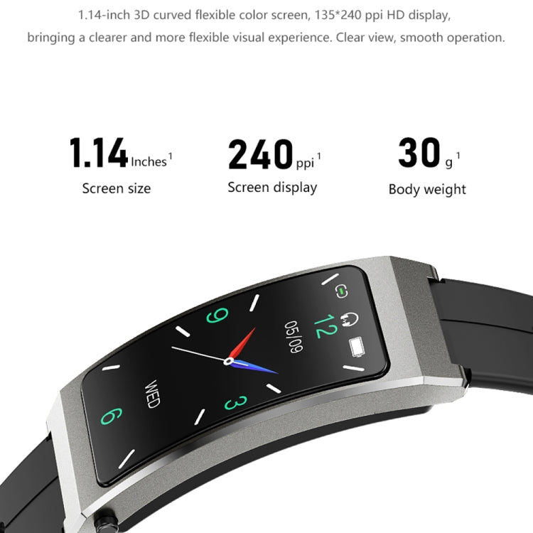 K13S 1.14 inch TFT Screen Milanese Metal Strap Smart Call Bracelet Supports Sleep Management / Blood Oxygen Monitoring, Milanese Metal Strap