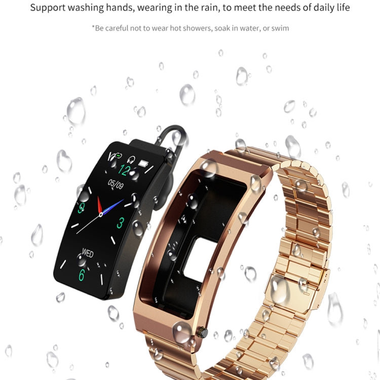 K13S 1.14 inch TFT Screen Milanese Metal Strap Smart Call Bracelet Supports Sleep Management / Blood Oxygen Monitoring, Milanese Metal Strap