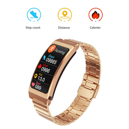 K13S 1.14 inch TFT Screen Leather Strap Smart Calling Bracelet Supports Sleep Management/Blood Oxygen Monitoring, Leather Strap