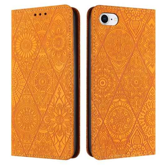 Ethnic Embossed Adsorption Leather Phone Case, For iPhone 17e / 16e, For iPhone 17 Pro Max, For iPhone 17 Pro, For iPhone 17, For iPhone Air, For iPhone 16 Pro Max, For iPhone 16 Pro, For iPhone 16 Plus, For iPhone 16, For iPhone 15 Pro Max            ...