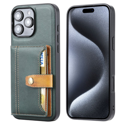 Calfskin Card Slot TPU Hybrid PU Phone Case, For iPhone 18 Pro / 17 Pro, For iPhone 18 Pro Max / 17 Pro Max, For iPhone 17, For iPhone Air, For iPhone 16 Pro Max, For iPhone 16 Pro, For iPhone 16, For iPhone 15 Pro Max, For iPhone 15 Pro               ...