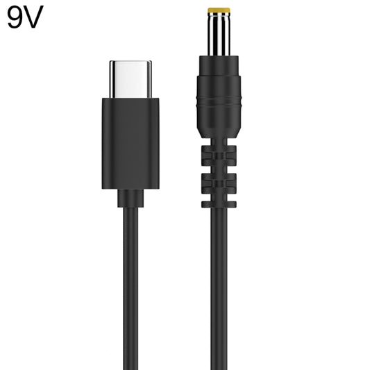 Câble adaptateur d'alimentation CC 5,5 x 2,5 mm vers Type-C, 9 V, 12 V, 15 V, 20 V