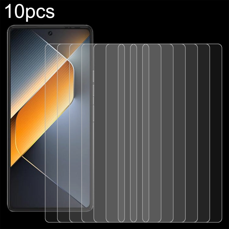 10pcs 0.26mm 9H 2.5D Tempered Glass Film