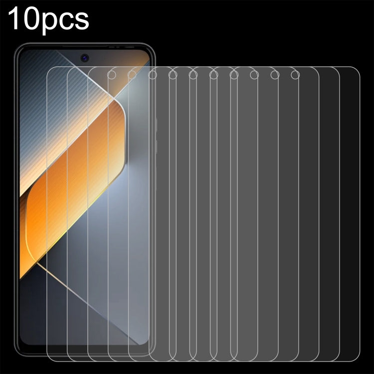 10pcs 0.26mm 9H 2.5D Tempered Glass Film