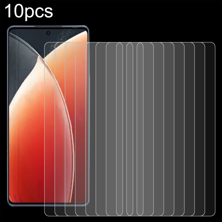 10pcs 0.26mm 9H 2.5D Tempered Glass Film