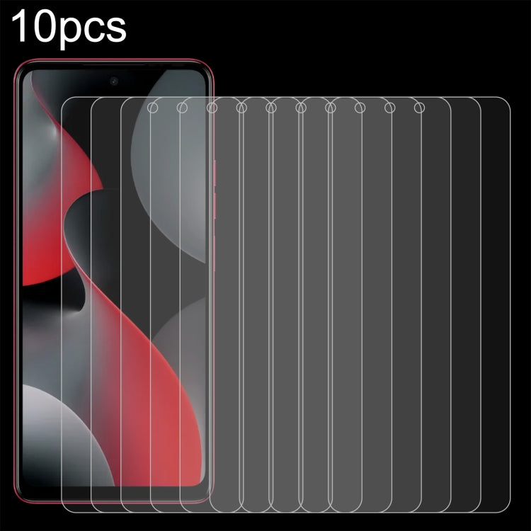 10pcs 0.26mm 9H 2.5D Tempered Glass Film