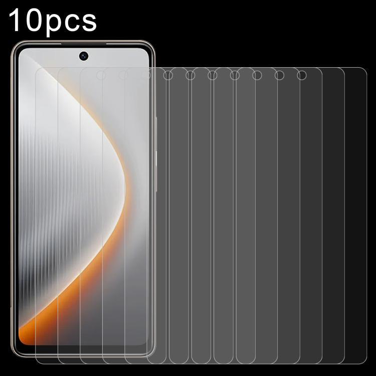 10pcs 0.26mm 9H 2.5D Tempered Glass Film
