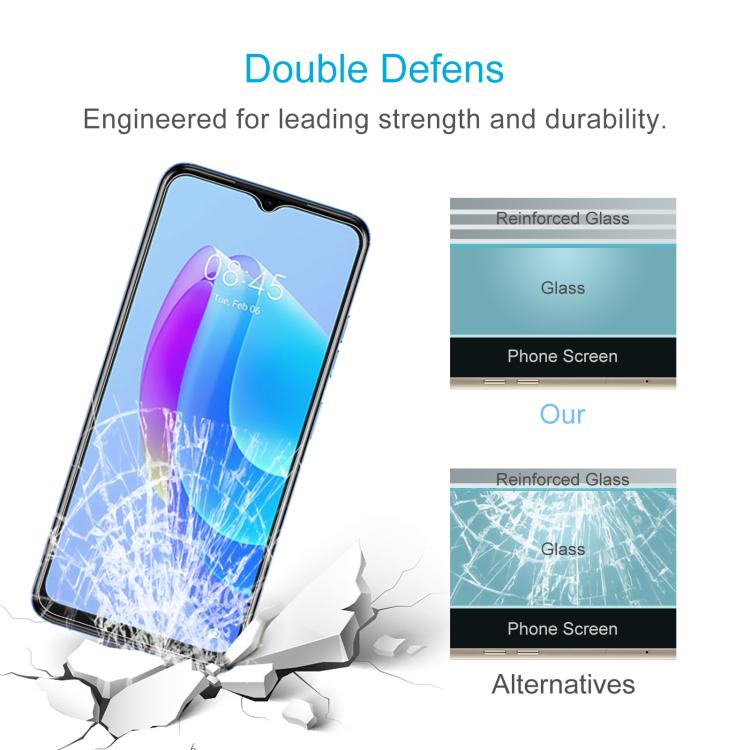 10pcs 0.26mm 9H 2.5D Tempered Glass Film