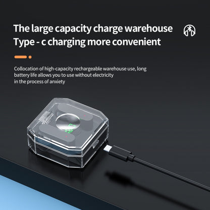 K30 Transparent Capsule Digital Display Touch Control Bluetooth Earphones