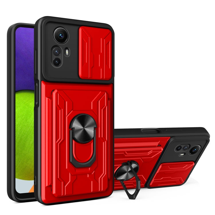 Sliding Camshield TPU+PC Phone Case with Card Slot, For Redmi A5 4G 173.3mm, For Redmi Note 14 Pro 4G, For Redmi Note 14 4G 163.25mm, For Redmi Note 14 5G, For Redmi Note 14 Pro+ 5G, For Redmi Note 14 Pro 5G, For Redmi 13 4G Global, For Redmi A3�������...