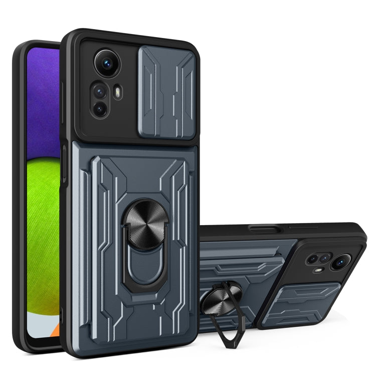 Sliding Camshield TPU+PC Phone Case with Card Slot, For Redmi A5 4G 173.3mm, For Redmi Note 14 Pro 4G, For Redmi Note 14 4G 163.25mm, For Redmi Note 14 5G, For Redmi Note 14 Pro+ 5G, For Redmi Note 14 Pro 5G, For Redmi 13 4G Global, For Redmi A3�������...