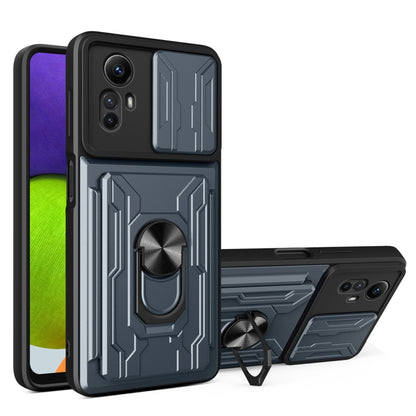 Sliding Camshield TPU+PC Phone Case with Card Slot, For Redmi A5 4G 173.3mm, For Redmi Note 14 Pro 4G, For Redmi Note 14 4G 163.25mm, For Redmi Note 14 5G, For Redmi Note 14 Pro+ 5G, For Redmi Note 14 Pro 5G, For Redmi 13 4G Global, For Redmi A3�������...