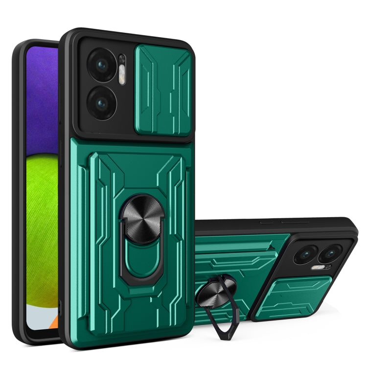 Sliding Camshield TPU+PC Phone Case with Card Slot, For Redmi A5 4G 173.3mm, For Redmi Note 14 Pro 4G, For Redmi Note 14 4G 163.25mm, For Redmi Note 14 5G, For Redmi Note 14 Pro+ 5G, For Redmi Note 14 Pro 5G, For Redmi 13 4G Global, For Redmi A3�������...
