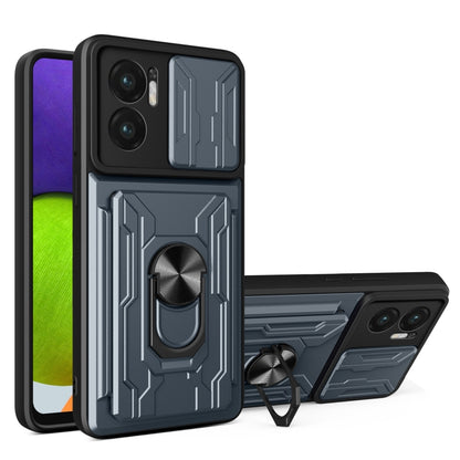 Sliding Camshield TPU+PC Phone Case with Card Slot, For Redmi A5 4G 173.3mm, For Redmi Note 14 Pro 4G, For Redmi Note 14 4G 163.25mm, For Redmi Note 14 5G, For Redmi Note 14 Pro+ 5G, For Redmi Note 14 Pro 5G, For Redmi 13 4G Global, For Redmi A3�������...