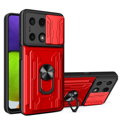 Sliding Camshield TPU+PC Phone Case with Card Slot, For Redmi A5 4G 173.3mm, For Redmi Note 14 Pro 4G, For Redmi Note 14 4G 163.25mm, For Redmi Note 14 5G, For Redmi Note 14 Pro+ 5G, For Redmi Note 14 Pro 5G, For Redmi 13 4G Global, For Redmi A3       ...