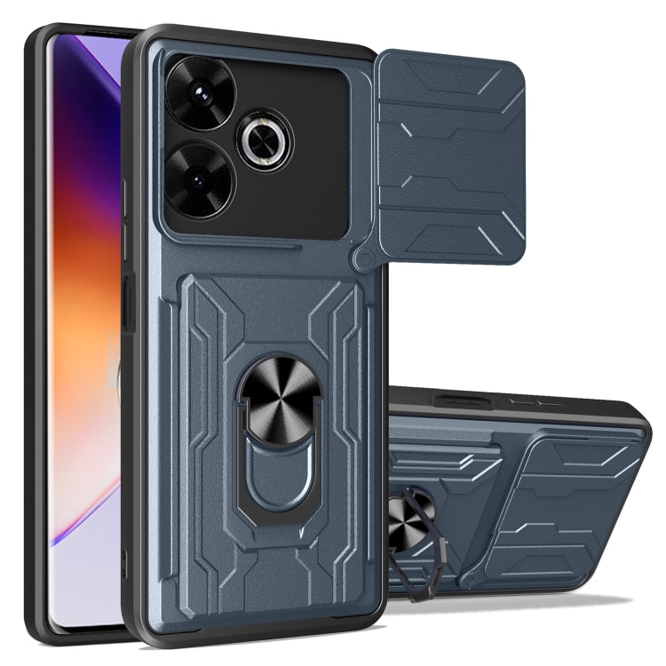Sliding Camshield TPU+PC Phone Case with Card Slot, For Redmi A5 4G 173.3mm, For Redmi Note 14 Pro 4G, For Redmi Note 14 4G 163.25mm, For Redmi Note 14 5G, For Redmi Note 14 Pro+ 5G, For Redmi Note 14 Pro 5G, For Redmi 13 4G Global, For Redmi A3�������...
