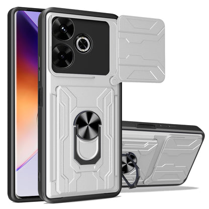 Sliding Camshield TPU+PC Phone Case with Card Slot, For Redmi A5 4G 173.3mm, For Redmi Note 14 Pro 4G, For Redmi Note 14 4G 163.25mm, For Redmi Note 14 5G, For Redmi Note 14 Pro+ 5G, For Redmi Note 14 Pro 5G, For Redmi 13 4G Global, For Redmi A3�������...