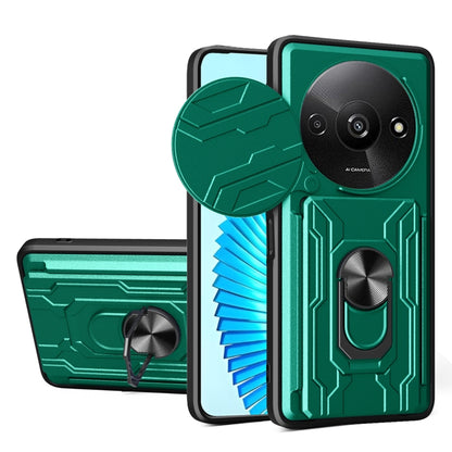 Sliding Camshield TPU+PC Phone Case with Card Slot, For Redmi A5 4G 173.3mm, For Redmi Note 14 Pro 4G, For Redmi Note 14 4G 163.25mm, For Redmi Note 14 5G, For Redmi Note 14 Pro+ 5G, For Redmi Note 14 Pro 5G, For Redmi 13 4G Global, For Redmi A3�������...