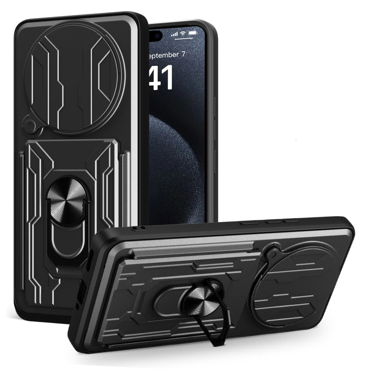 Sliding Camshield TPU+PC Phone Case with Card Slot, For Redmi A5 4G 173.3mm, For Redmi Note 14 Pro 4G, For Redmi Note 14 4G 163.25mm, For Redmi Note 14 5G, For Redmi Note 14 Pro+ 5G, For Redmi Note 14 Pro 5G, For Redmi 13 4G Global, For Redmi A3�������...