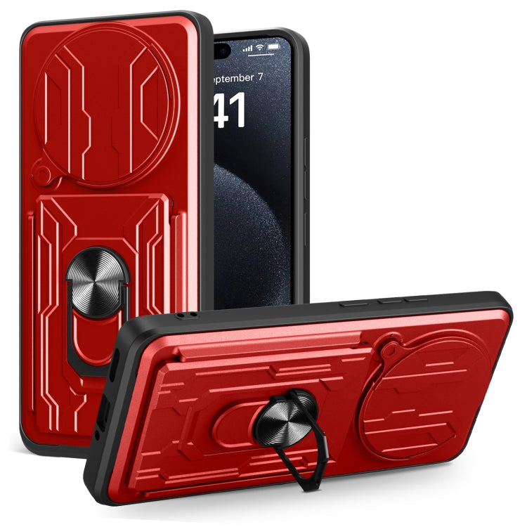 Sliding Camshield TPU+PC Phone Case with Card Slot, For Redmi A5 4G 173.3mm, For Redmi Note 14 Pro 4G, For Redmi Note 14 4G 163.25mm, For Redmi Note 14 5G, For Redmi Note 14 Pro+ 5G, For Redmi Note 14 Pro 5G, For Redmi 13 4G Global, For Redmi A3�������...