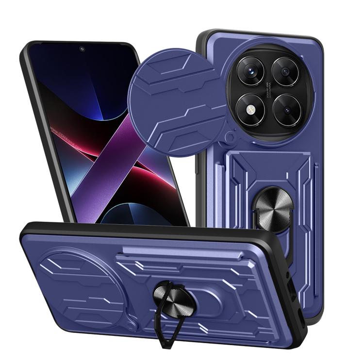 Sliding Camshield TPU+PC Phone Case with Card Slot, For Redmi A5 4G 173.3mm, For Redmi Note 14 Pro 4G, For Redmi Note 14 4G 163.25mm, For Redmi Note 14 5G, For Redmi Note 14 Pro+ 5G, For Redmi Note 14 Pro 5G, For Redmi 13 4G Global, For Redmi A3�������...