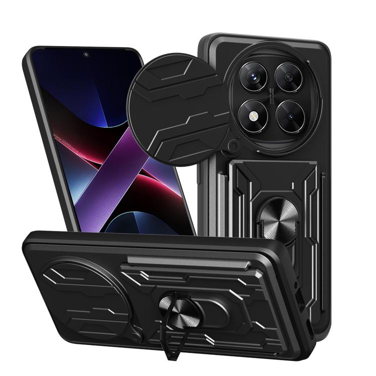 Sliding Camshield TPU+PC Phone Case with Card Slot, For Redmi A5 4G 173.3mm, For Redmi Note 14 Pro 4G, For Redmi Note 14 4G 163.25mm, For Redmi Note 14 5G, For Redmi Note 14 Pro+ 5G, For Redmi Note 14 Pro 5G, For Redmi 13 4G Global, For Redmi A3�������...