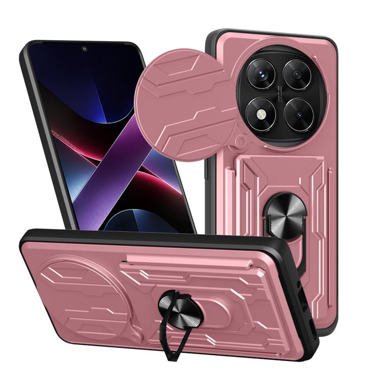 Sliding Camshield TPU+PC Phone Case with Card Slot, For Redmi A5 4G 173.3mm, For Redmi Note 14 Pro 4G, For Redmi Note 14 4G 163.25mm, For Redmi Note 14 5G, For Redmi Note 14 Pro+ 5G, For Redmi Note 14 Pro 5G, For Redmi 13 4G Global, For Redmi A3�������...