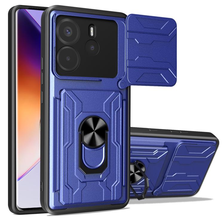 Sliding Camshield TPU+PC Phone Case with Card Slot, For Redmi A5 4G 173.3mm, For Redmi Note 14 Pro 4G, For Redmi Note 14 4G 163.25mm, For Redmi Note 14 5G, For Redmi Note 14 Pro+ 5G, For Redmi Note 14 Pro 5G, For Redmi 13 4G Global, For Redmi A3�������...