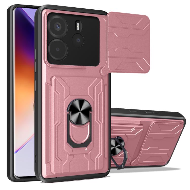 Sliding Camshield TPU+PC Phone Case with Card Slot, For Redmi A5 4G 173.3mm, For Redmi Note 14 Pro 4G, For Redmi Note 14 4G 163.25mm, For Redmi Note 14 5G, For Redmi Note 14 Pro+ 5G, For Redmi Note 14 Pro 5G, For Redmi 13 4G Global, For Redmi A3�������...