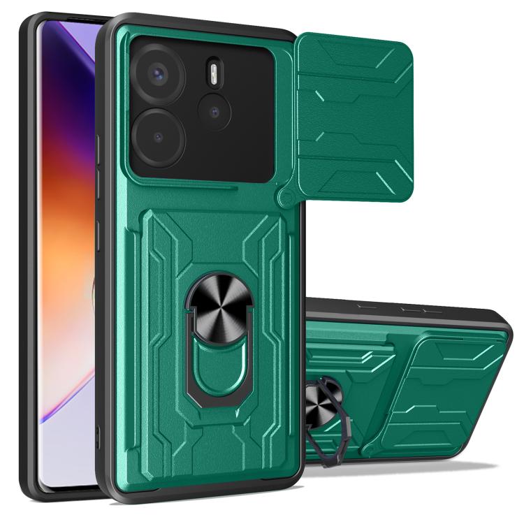 Sliding Camshield TPU+PC Phone Case with Card Slot, For Redmi A5 4G 173.3mm, For Redmi Note 14 Pro 4G, For Redmi Note 14 4G 163.25mm, For Redmi Note 14 5G, For Redmi Note 14 Pro+ 5G, For Redmi Note 14 Pro 5G, For Redmi 13 4G Global, For Redmi A3�������...