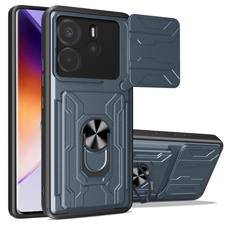 Sliding Camshield TPU+PC Phone Case with Card Slot, For Redmi A5 4G 173.3mm, For Redmi Note 14 Pro 4G, For Redmi Note 14 4G 163.25mm, For Redmi Note 14 5G, For Redmi Note 14 Pro+ 5G, For Redmi Note 14 Pro 5G, For Redmi 13 4G Global, For Redmi A3�������...