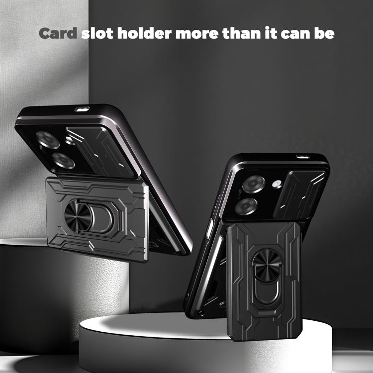 Sliding Camshield TPU+PC Phone Case with Card Slot, For Redmi A5 4G 173.3mm, For Redmi Note 14 Pro 4G, For Redmi Note 14 4G 163.25mm, For Redmi Note 14 5G, For Redmi Note 14 Pro+ 5G, For Redmi Note 14 Pro 5G, For Redmi 13 4G Global, For Redmi A3�������...